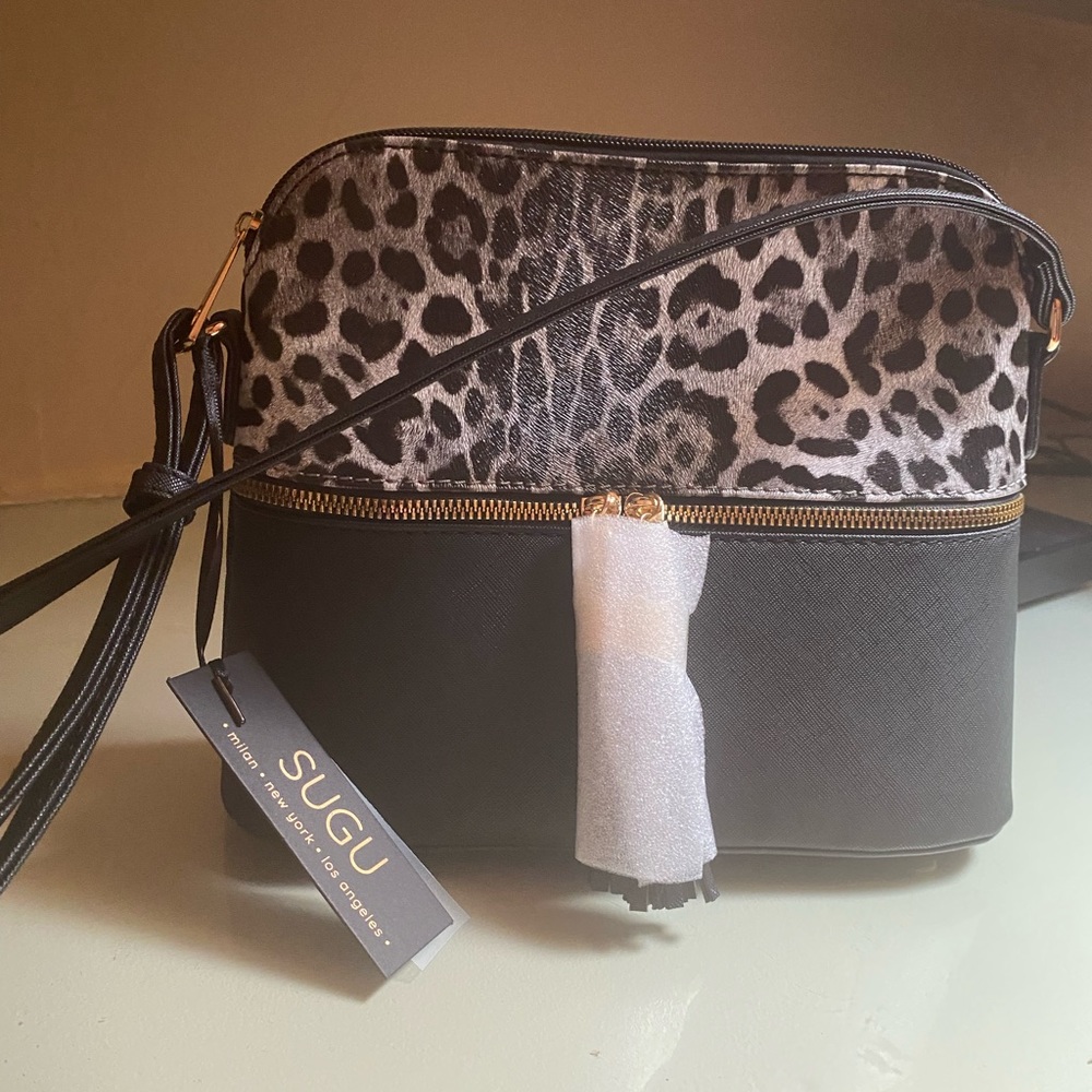 NWT leopard print cross body bag - Picture 3 of 7